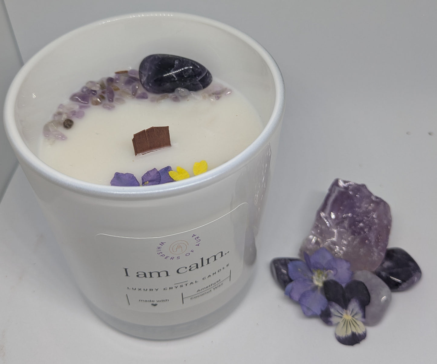I am Calm... Luxury Amethyst Candle