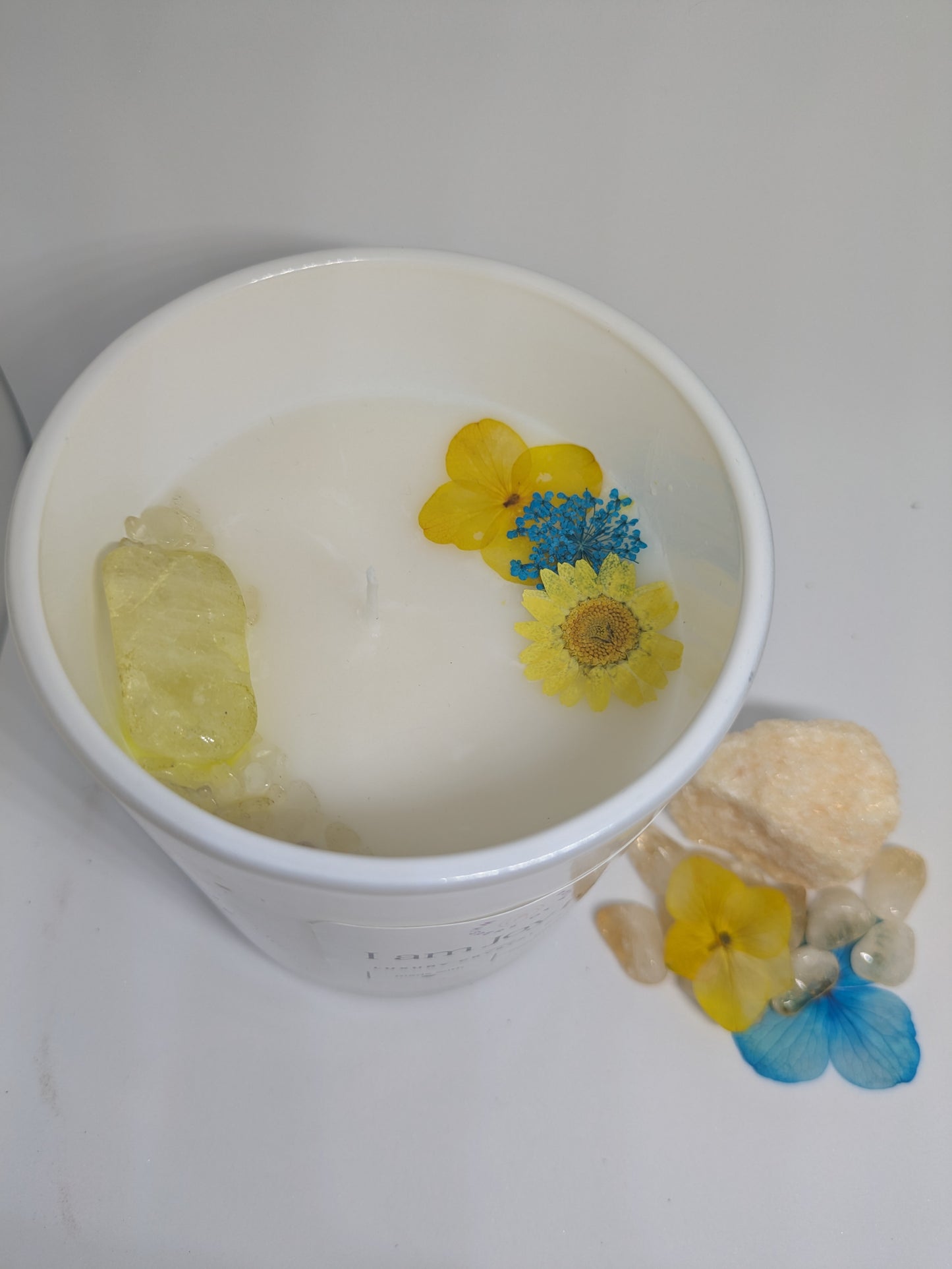 I am Joyful... Luxury Citrine Candle