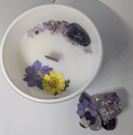 I am Calm... Luxury Amethyst Candle