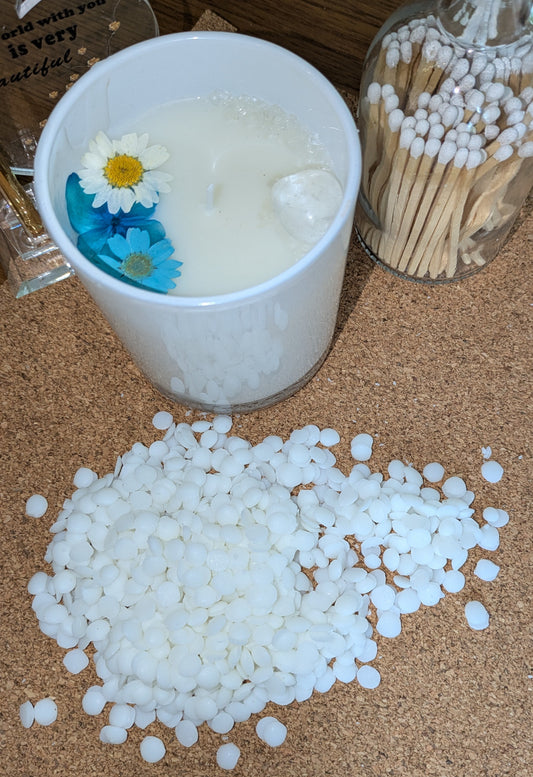 I am Joyful...Luxury Clear Quartz Candle
